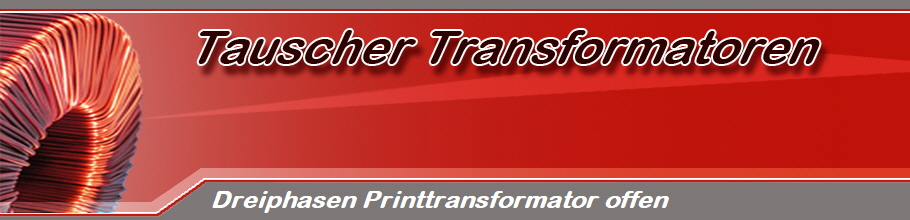 Dreiphasen Printtransformator offen