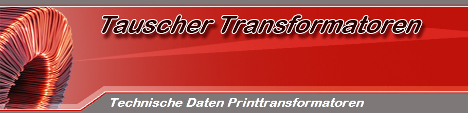 Technische Daten Printtransformatoren